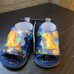 Nwt Xertia Boys Size 2 (3-6mo) Dinosaur Sandals